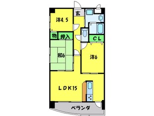 フロ－ラ－なかじまの物件間取画像